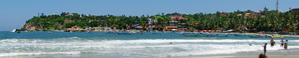 Playa Marinero in Puerto Escondido, Oaxaca, Mexico